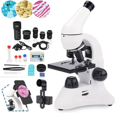 USCAMEL Microscope for Adults Kids, 100X-2000X Biological Compound Microscope - Image 1 of 4