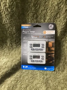GE General Electric Indoor Plug-In Timer SimpleSet Set Of Two - Picture 1 of 2