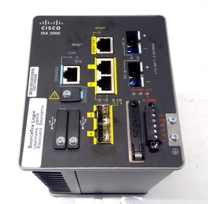 Cisco ISA-3000-2C2F-K9 ruggedized industrial security appliance Switch*READ* - Picture 1 of 5