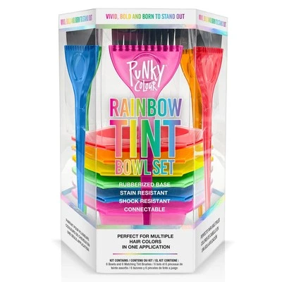 Punky Rainbow Tint Hair Dye Brush and Bowl Set - Multi-Color Hair Coloring Ki... - Image 1 of 4