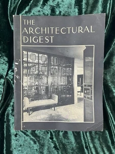 The Architectural Digest - Volume XV No. 2 - January 1956 - Vintage Magazine - Picture 1 of 16