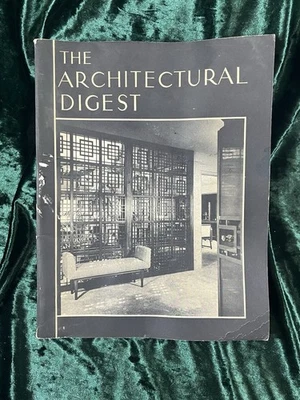 The Architectural Digest - Volume XV No. 2 -  January 1956 - Vintage Magazine - Image 1 of 4