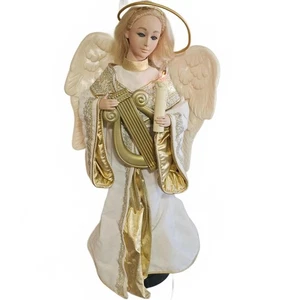 Vintage BIG 28" 80s 90s Christmas Angel Animatronic Light WORKS TESTED Animated - Picture 1 of 12