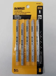 DeWalt DW3700H Fast Cut Wood Jig Saw Blades 5-pack 6 TPI HCS - Bild 1 von 1