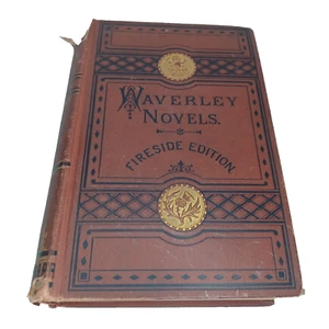 Ivanhoe Sir Walter Scott Waverley Novels 1875? HC Book Yale University Library - Picture 1 of 12
