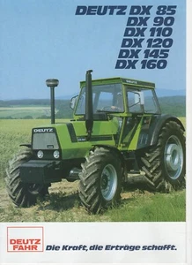 Prospekt: Deutz-Fahr DX 85 - DX 160 Traktor Gebraucht - Bild 1 von 1
