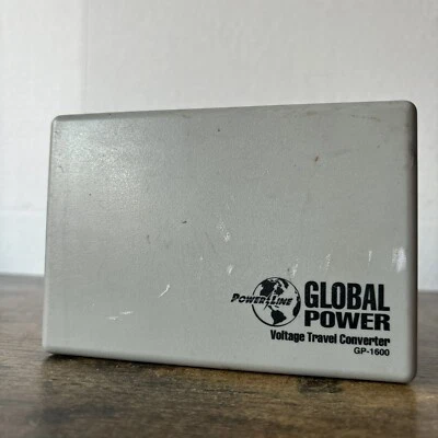 Powerline - Global Power - Travel Voltage Converter -GP-1600 Incomplete See Pics - Image 1 of 4