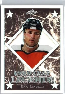 2017-18 Leaf Gold Legends Eric Lindros Philadelphia Flyers #GLL-08 - Picture 1 of 2