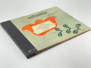 Vintage 1948 Columbia Records 78rpm 2 Record Set Bach Chaconne MX313 MX 313 - Picture 1 of 17