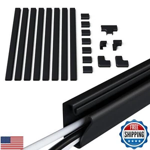 ECHOGEAR Cord Cover Raceway Kit - Peel and Stick Channel with 10' of Cable Hi - Picture 1 of 5