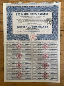 LES DISTILLERIES D'ALSACE (I1) - Picture 1 of 1
