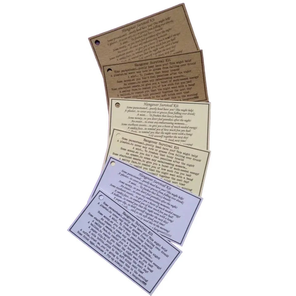 10 x Hangover Survival Kit TAGS Wedding Favour Hen Stag Night Party Gift Novelty
