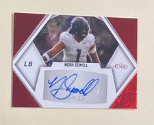 2023 Noah Sewell Autograph Sage Football #A-NS Oregon Ducks Chicago Bears