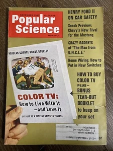 Vintage Popular Science Monthly Magazine December 1965 Booklet Pamphlet Rare - Imagen 1 de 2