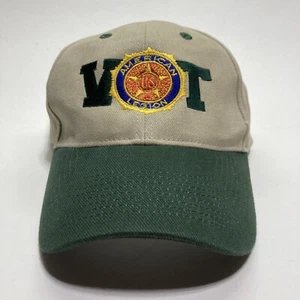 Vermont American Legion Mütze Kappe hellbraun grün Strapback Otto - Bild 1 von 9