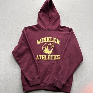 Sudadera con capucha para mujer Winkler Wolves Athletics Gildan mediana granate - Imagen 1 de 10