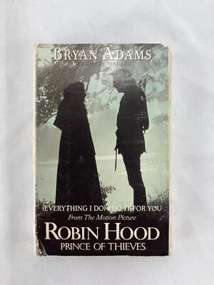 Bryan Adams (Everything I Do) I Do For You Audio Cassette Single Robin Hood Foto 1 de 4