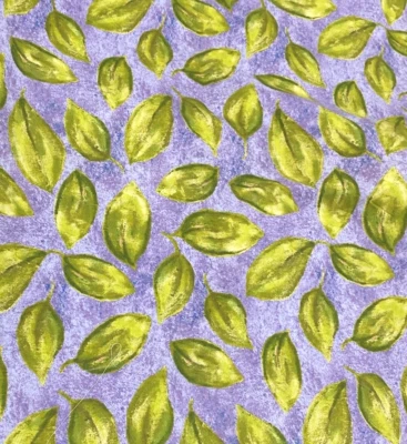 Flavia de Flavias Legacy para Cranston Home hoja verde sobre tela púrpura por #11 Foto 1 de 4