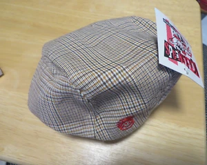 KIDS knuckleHeads cap xl little threads plaid news boy cabbie style nwt - Picture 1 of 8