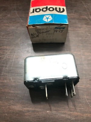 Relé soplador de aire acondicionado Chrysler Dodge Plymouth 1974-77 nuevo Mopar 819  Foto 1 de 4