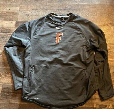 Cal State Fullerton Titans Nike Baseball Game Used Jacket  Large #4 Nate Nankil - Image 1 of 4
