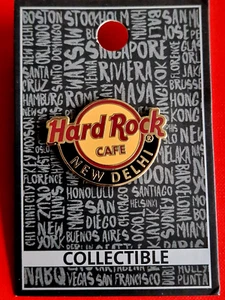 HRC Hard Rock Cafe New Delhi Logo Pin Classic new Style 2024 NEW OVP - Picture 1 of 3