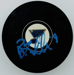 ROBBY FABBRI SIGNED ST. LOUIS BLUES HOCKEY PUCK RED WINGS DUCKS AUTOGRAPH J13 - Picture 1 of 1