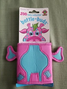 KidKusion Bottle-Bud Koozie, Giraffe, Zoo Baby Collectio  - Picture 1 of 3