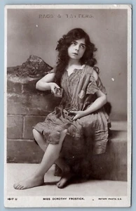 RPPC Dorothy Frostick Child Star English Actress And Dancer Rags & Taiters - Picture 1 of 2