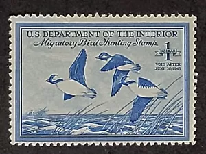 MS-44 US DUCK HUNTING STAMP # RW15, MH CV $60 - Picture 1 of 3