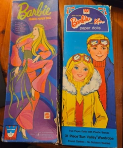 MUÑECAS DE PAPEL Sun Valley barbie and ken nuevas en caja 1974 & magic 1971 Usadas - Imagen 1 de 3