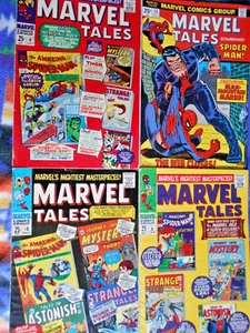 MARVEL TALES LOT (4) AVE VF- EARLY SPIDEY THOR ANT-MAN 1966-1974 - Picture 1 of 5