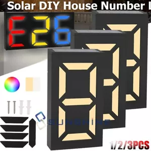 Números de luces para casas Calle Patio casa solares Signo Números de dirección - Bild 1 von 24