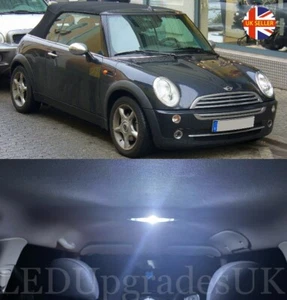 MINI HECKKLAPPE ONE COOPER CABRIO R57 WEISSE LED Innenausstattung Kit + Kennzeichen - Bild 1 von 6