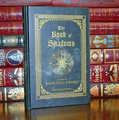NEW Book of Shadows Journal  Magick Spells Rituals Witchcraft Hardcover Deluxe - Imagem 1 de 4