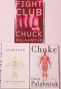 Chuck Palahniuk Paperback Lot: Fight Club, Choke and Survivor - Picture 1 of 8