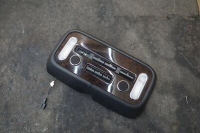 Front Overhead Dome Light Switch Wood Trim Assembly 3W7868725 Bentley GTC 2006+ - Image 1 of 4