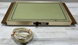 Vintage Cornwall 1973 Hot Electric Tray Warming Plate, USA, Model 1301 AVOCADO - Picture 1 of 11