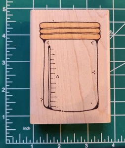 Whipper snappers Rubber stamp Lil canning jar (mason jar) Comb ship B10 - Picture 1 of 6