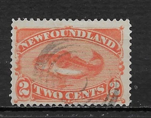 NEWFOUNDLAND, CANADÁ, 1887, COD, SELLO 2c, perfecto, usado - Imagen 1 de 1