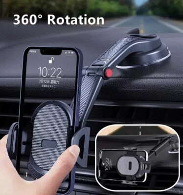 Handyhalterung Auto Armaturenbrett 360° KFZ Handy Smartphone Halter Universal - Bild 1 von 4