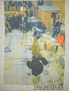 The Beatles Rooftop Concert Shirt T-Shirt 1969 Apple Corps London Sz M/L