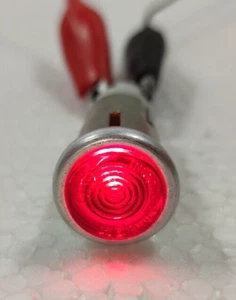 Lámpara indicadora roja 22 mm GAZ UAZ ZIL KAMAZ LADA MOSKVICH UNIVERSAL - Imagen 1 de 4