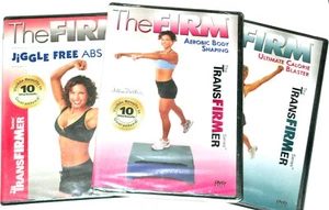 THE FIRM JIGGLE FREE ABS, AEROBIC BODY SHAPING & ULTIMATE CALORIE BLASTER DVDs - Picture 1 of 3