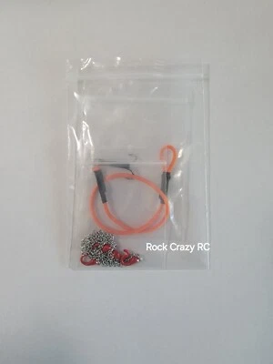 scx24 1/24 accessories scale Recovery  Kinetic Winch/Tow Chains Combo Pack!!!!! - Image 1 of 3