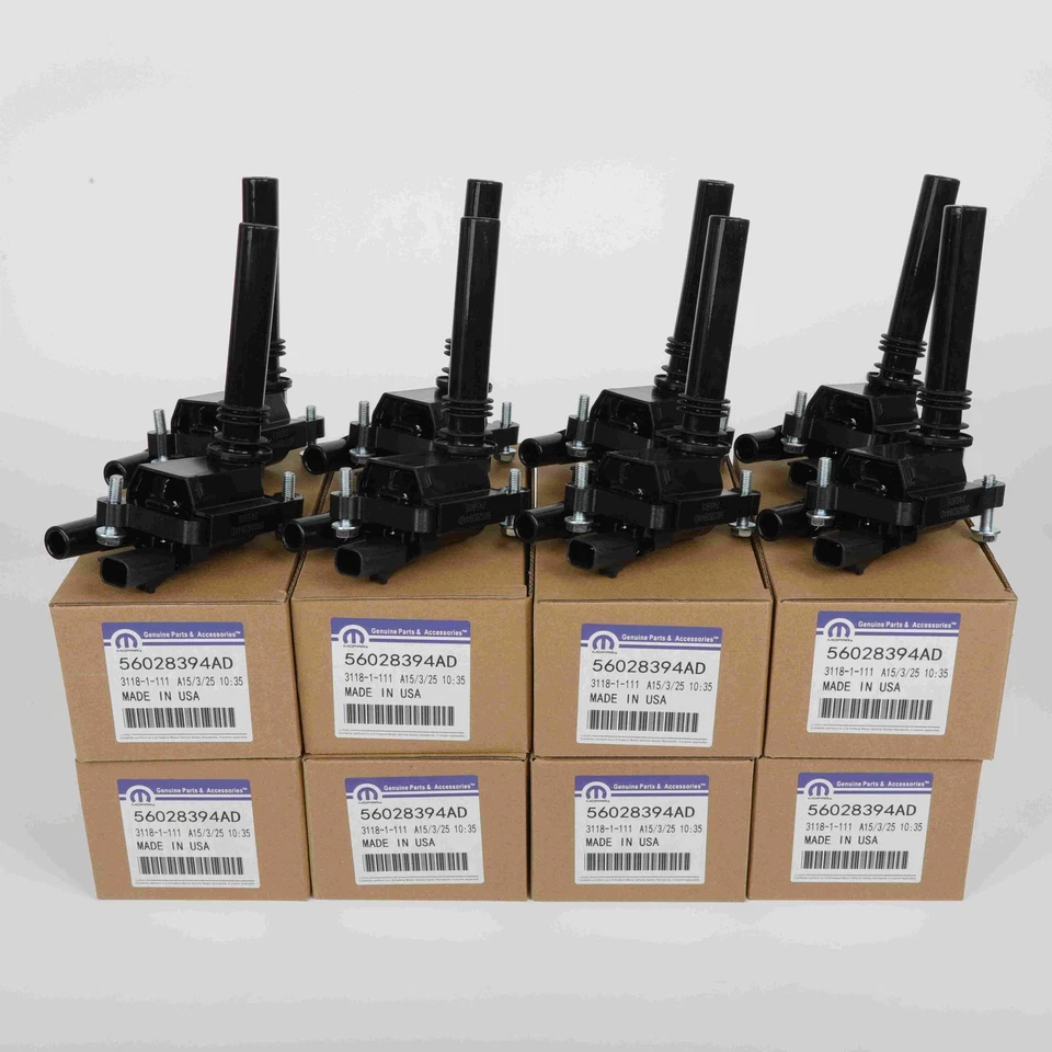 8 Pcs Mopar Ignition Coils For 2003-05 Dodge Ram 1500 2500 3500 5.7L V8 UF378 - Image 1 of 4