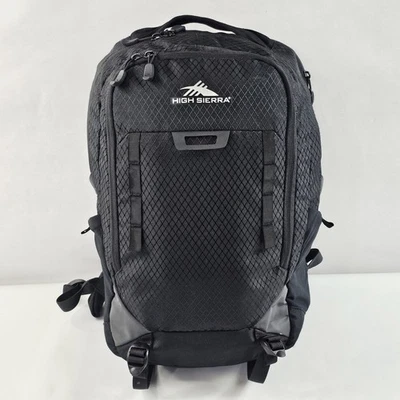 High Sierra Computer Laptop Backpack Black Travel Bag - Image 1 of 4