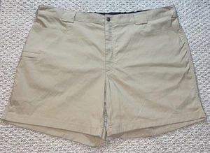 Duluth Trading DuluthFlex Dry on the Fly Khaki Shorts sz 3XL, 7" inseam - Picture 1 of 4