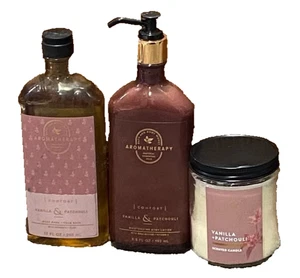 G5 {Neu 3er Set} COMFORT Vanille & Patchouli Aromatherapie BAD & KÖRPERARBEIT Set - Bild 1 von 2