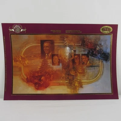 1995 Indianapolis 500 Program Cover Art Print / Poster 11" x 16.675" - Image 1 of 4